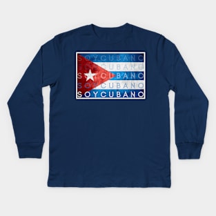 Soy cubano Kids Long Sleeve T-Shirt